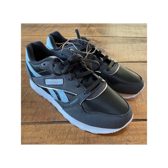 NWT Womens‎ Reebok Ultra Flash Lace Up Gray Blue White Cute Sneakers Size 7 - Picture 1 of 11
